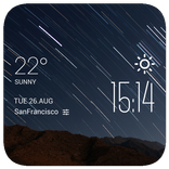 The aurora weather widget