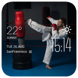 judo weather widget/clock