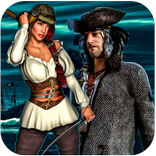 Piratas del caribe: lucha de la espada de la isla