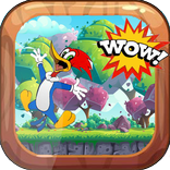 Adventure Woody World Run woodpecker