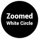 Zoomed White Circle