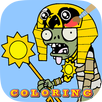 Coloring book zombie game APK