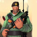 3D Commando Sniper Train Defense