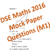 DSE Maths Mock Paper 2016 (m1)- Paper 1 Section A1 APK