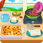 Beef taco lasagna cooking game icon