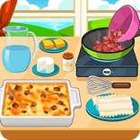 Beef taco lasagna cooking game
