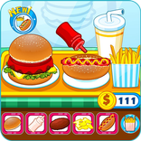 Burger shop fast food