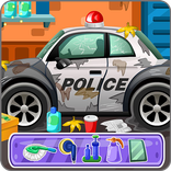 Clean up police car