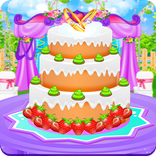Cooking Colorful Wedding Cake
