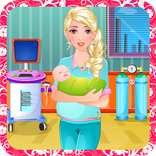 Neugeborenes Baby-Spiele