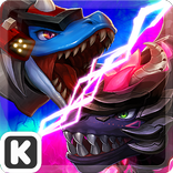Dinowar: Mosa vs Dark T-Rex