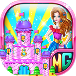 Princess Castle Cooking Cake