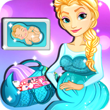 Newborn baby girl