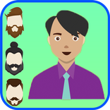 camera beard sticker