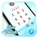 AppLock Blue Wave Theme