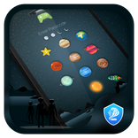 AppLock Theme - Solar System