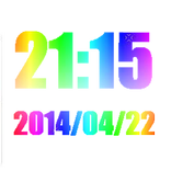 Chameleon Clock Widget