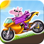 Pig Pepa On Motorbike Go