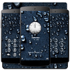 Water drops black theme APK
