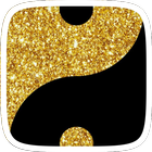 Gold Yin Yang Theme icon