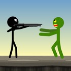Stickman and Shotgun icon