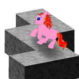 Running little pony