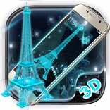 Neon Eiffel Tower 3D Launcher