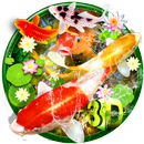 3D كوي السمك الموضوع APK