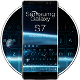 Blue Keyboard For Galaxy S7