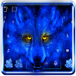 Ice Wolf Keyboard Theme