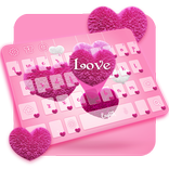 Hairy Love Heart Keyboard