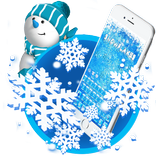 Snow keyboard theme