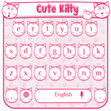 Rosa KittyTypewriter bonito