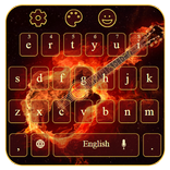 Teclado guitarra do fogo