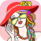 Fashion Girls Malvorlagen: Dress Up Salon