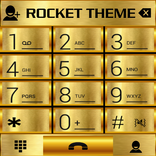 Theme Gold Metal RocketDial