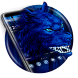 3D Ice Wolf Theme