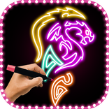 Glow Drawing Tattoo