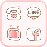 LOVE(Pink) icon theme