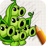 Art Drawings: Plant and Zombie