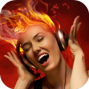 Girl With Headphones Wallpaper APK