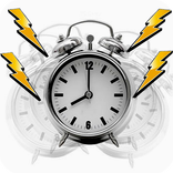 Loud alarm sounds