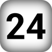24 hours schedule management icon