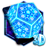 3D نيون تك البنتاغون الموضوع