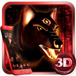 Angry Fire Wolf 3D Theme