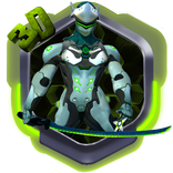 3D Neon Hero Theme