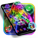 Neon Lion Cool Theme