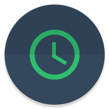 Flat Clock Widget