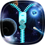 Galaxy Zipper Lock Screen