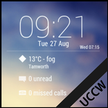 Lock Clock Widget - UCCW Skin